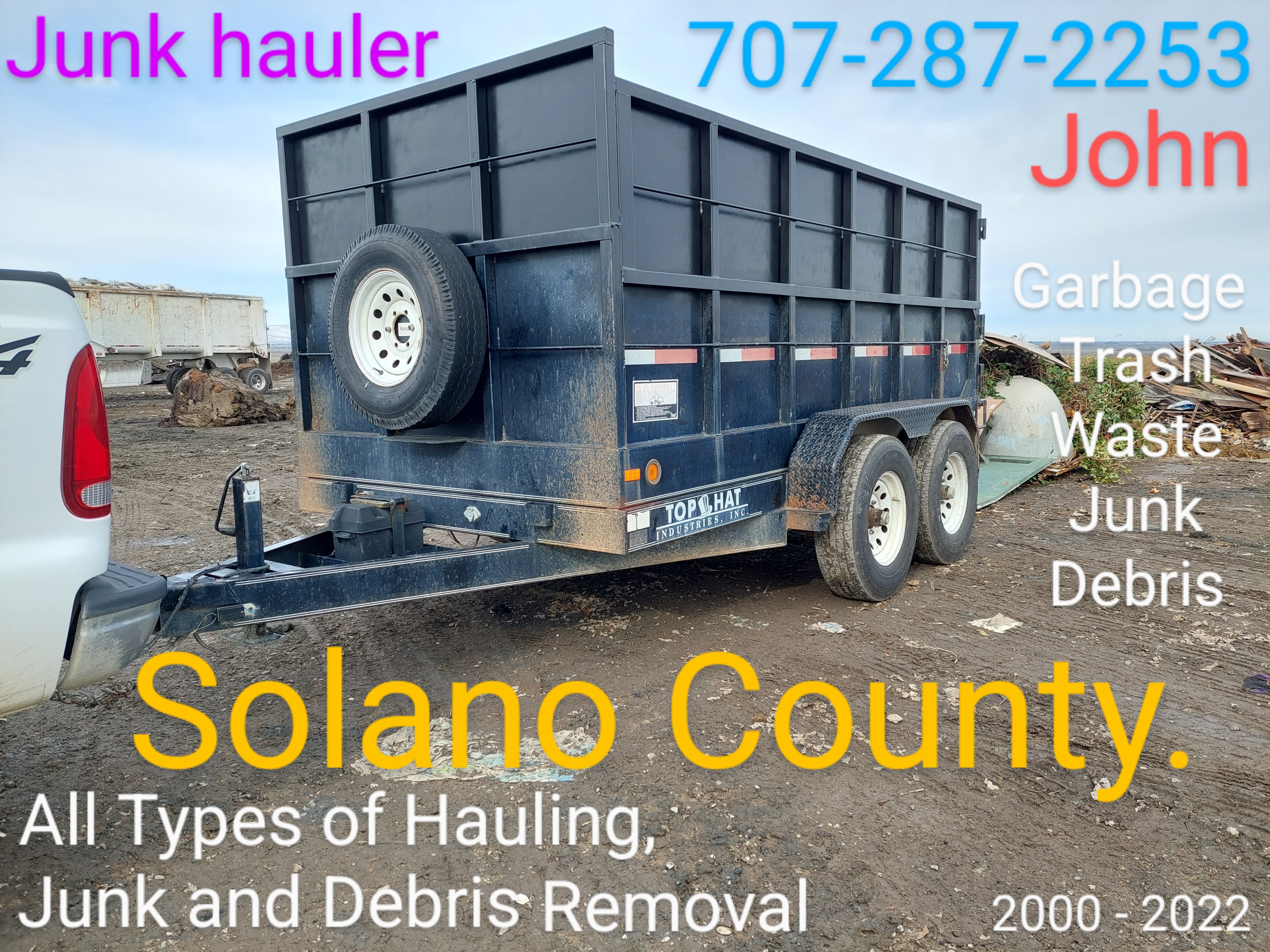All Types of Hauling, Junk and Debris Removal – Shop Solano